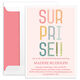 Pink Distressed Surprise Invitations Image 3 of 3